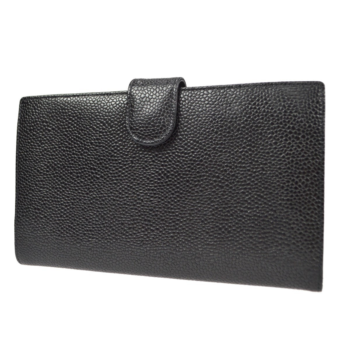 Chanel Timeless CC French Wallet Caviar, BLACK, LEATHER, Wallets