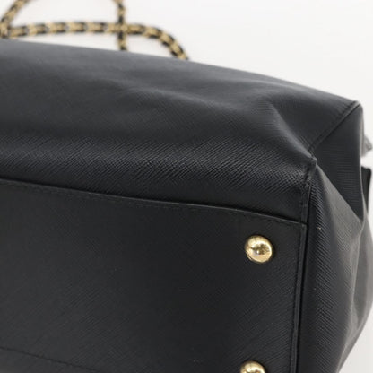 Salvatore Ferragamo Vala Chain Shoulder bag Leather, BLACK, LEATHER, Shoulder bag