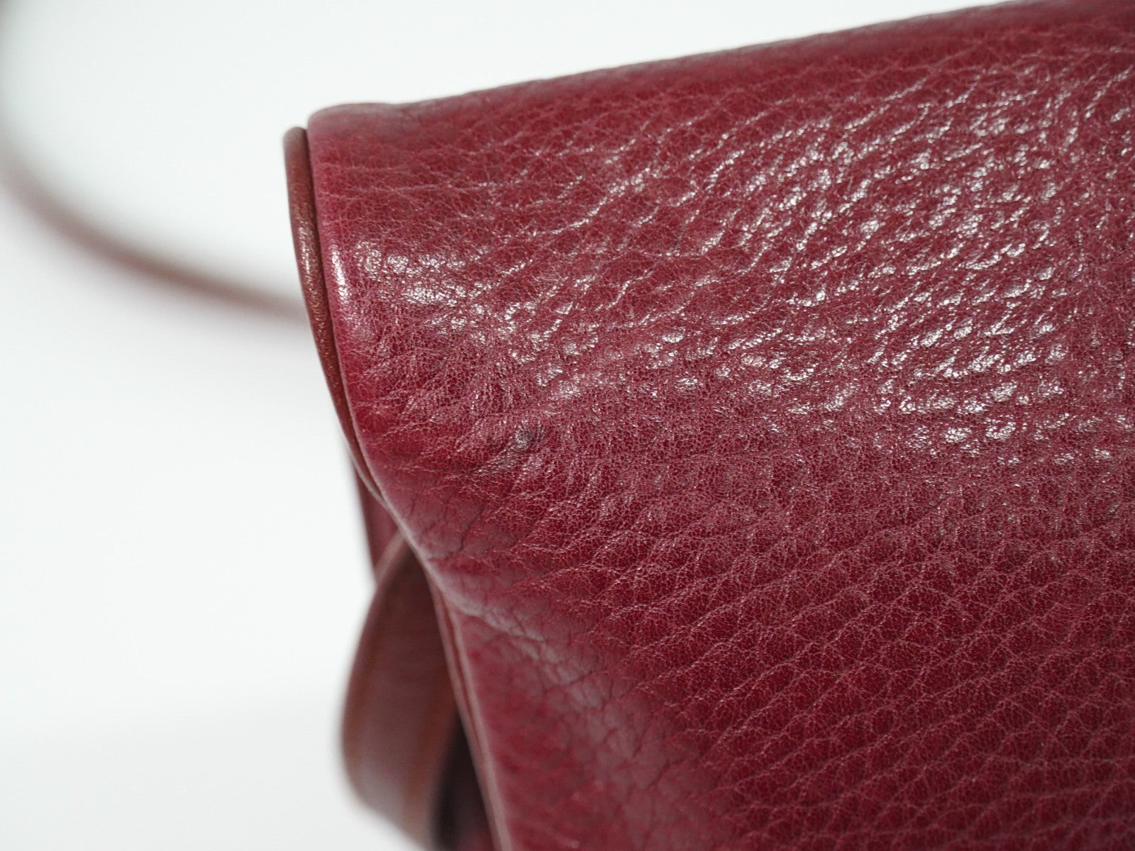 cartier Must de Cartier Shoulder Bag Leather, BURGUNDY, LEATHER, Shoulder bag