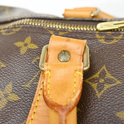 Louis Vuitton Keepall Bandouliere Bag Monogram Canvas, Brown, Canvas, Travel Bag