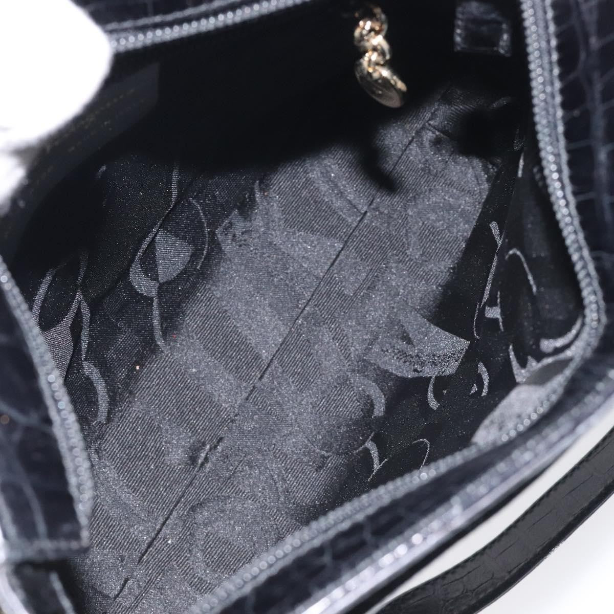 Salvatore Ferragamo Vara shoulder Bag Leather, BLACK, LEATHER, Shoulder bag