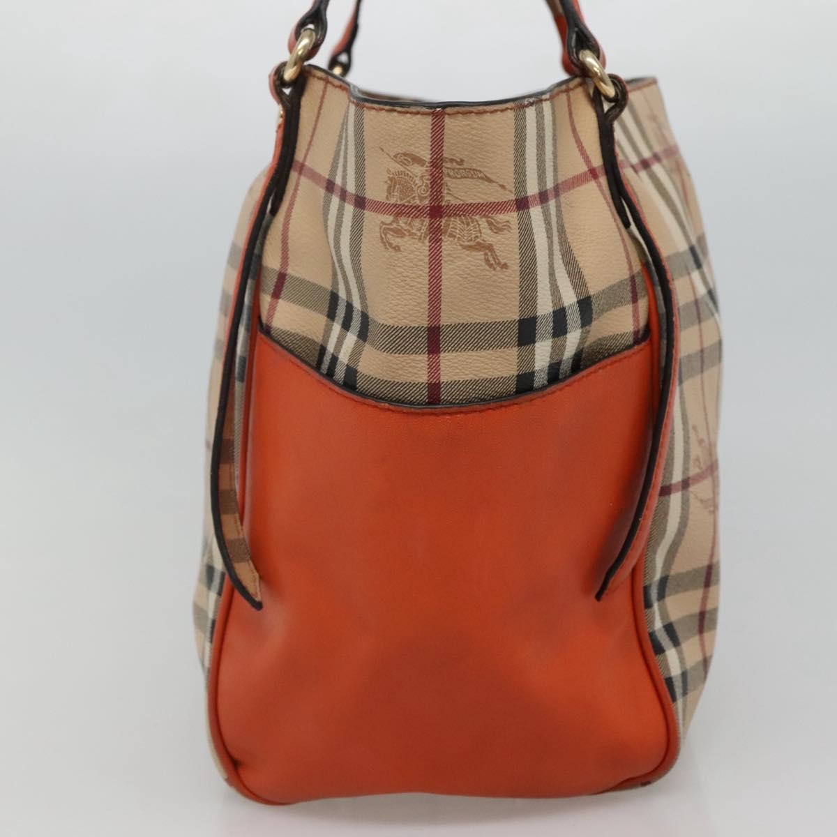 Burberry Canterbury Panels Tote Haymarket Coated Canvas and Leather, BEIGE, CANVAS, Tote bag
