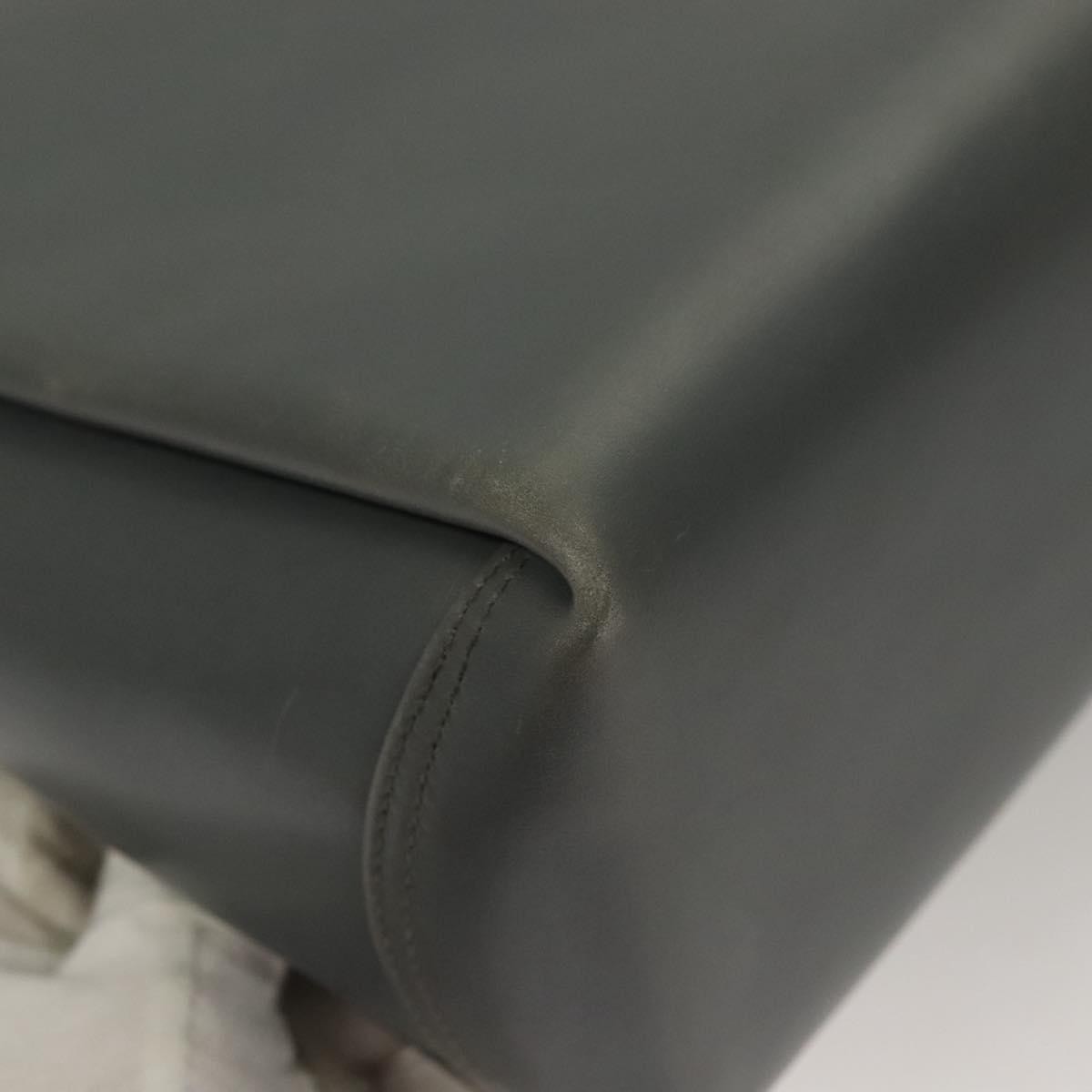 Gucci 1973 Top Handle Bag Leather, GRAY, LEATHER, Handbag