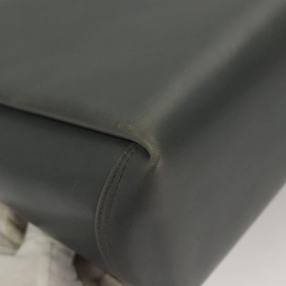 Gucci 1973 Top Handle Bag Leather, GRAY, LEATHER, Handbag