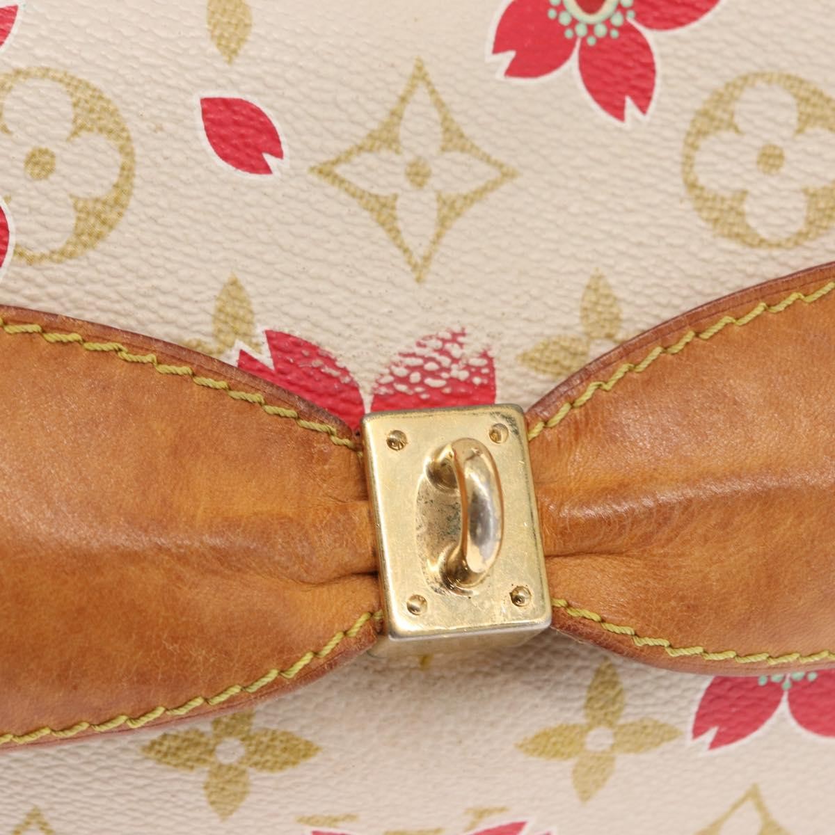 Louis Vuitton Retro Bag Limited Edition Cherry Blossom Monogram, WHITE, CANVAS, Handbag