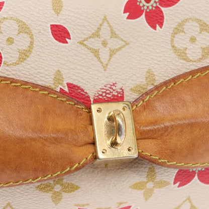 Louis Vuitton Retro Bag Limited Edition Cherry Blossom Monogram, WHITE, CANVAS, Handbag