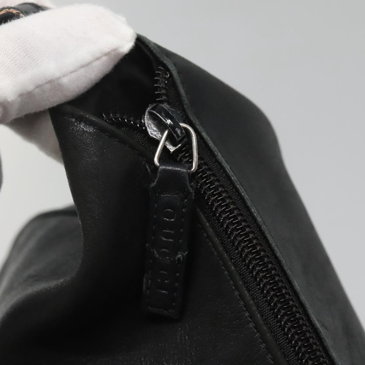 Gucci Vintage Shoulder Bag Leather, BLACK, LEATHER, Shoulder bag