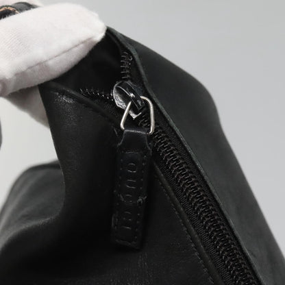 Gucci Vintage Shoulder Bag Leather, BLACK, LEATHER, Shoulder bag