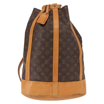 Louis Vuitton Randonnee Backpack Monogram Canvas, BROWN, CANVAS, Backpack