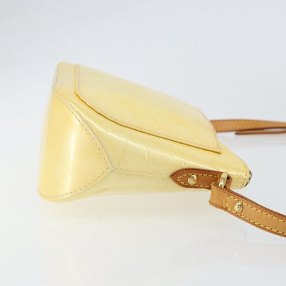 Louis Vuitton Minna Street Handbag Monogram Vernis, YELLOW, PATENT_LEATHER, Shoulder bag