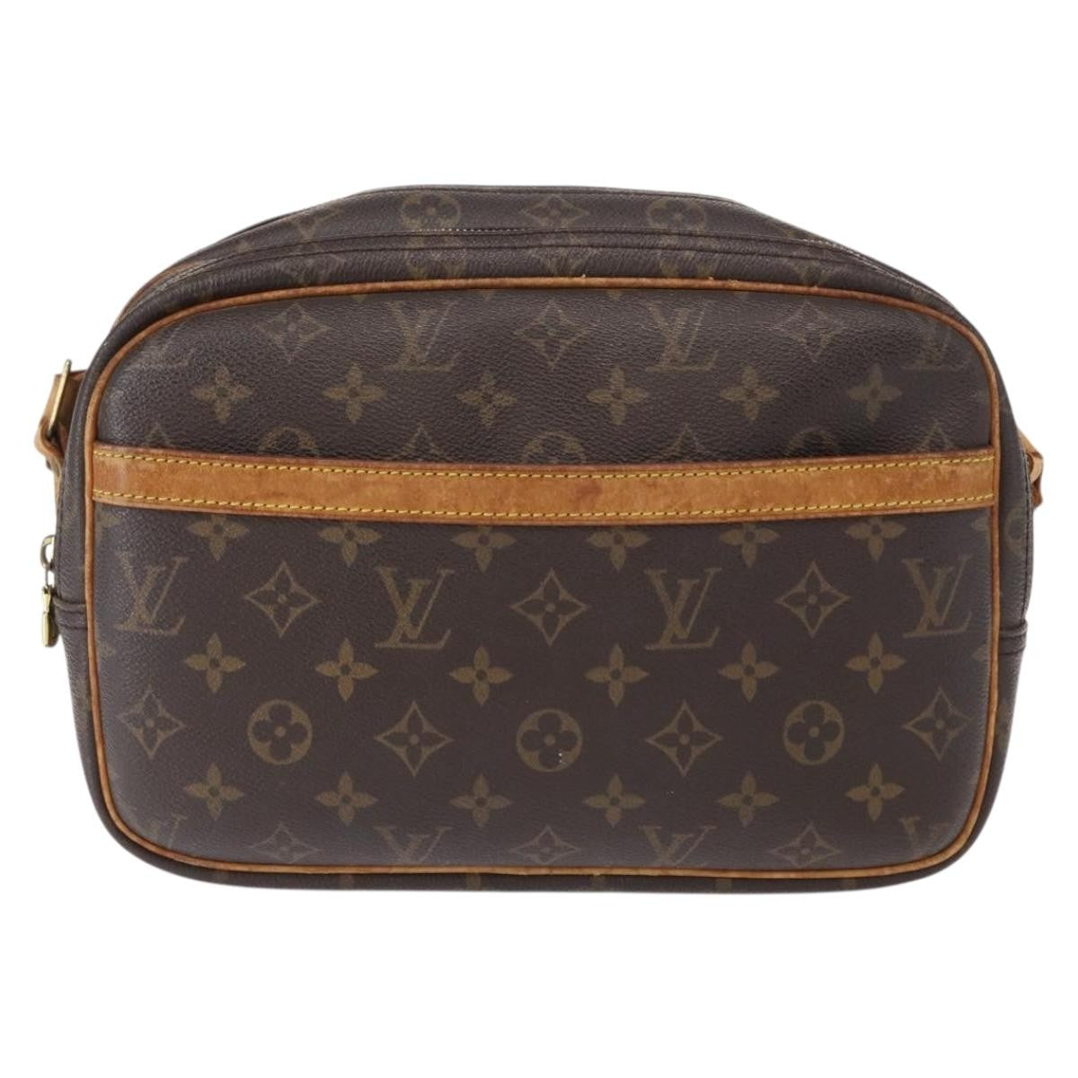 Louis Vuitton Reporter Bag Monogram Canvas, BROWN, CANVAS, Bag