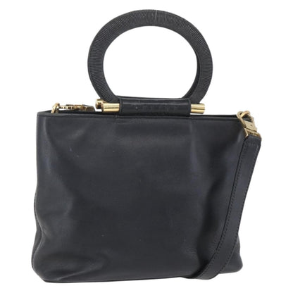 Celine Handbag Leather, BLACK, LEATHER, Handbag