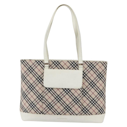 Burberry Nova Check Tote Canvas and Leather, BEIGE, CANVAS, Tote bag