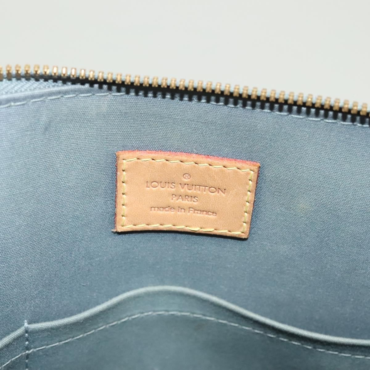 Louis Vuitton Alma Handbag Monogram Vernis, GREEN, PATENT_LEATHER, Handbag