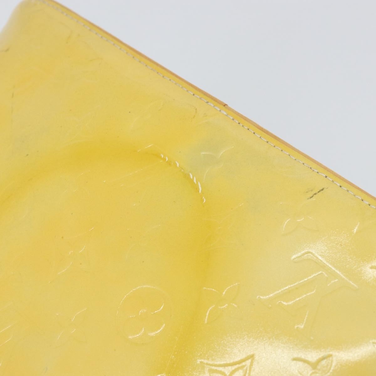 Louis Vuitton Houston Handbag Monogram Vernis, YELLOW, PATENT_LEATHER, Tote bag