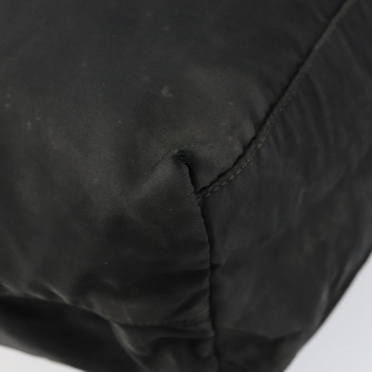 Prada Vintage Zip Tote Tessuto, BLACK, NYLON, Tote bag