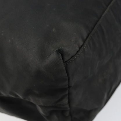 Prada Vintage Zip Tote Tessuto, BLACK, NYLON, Tote bag