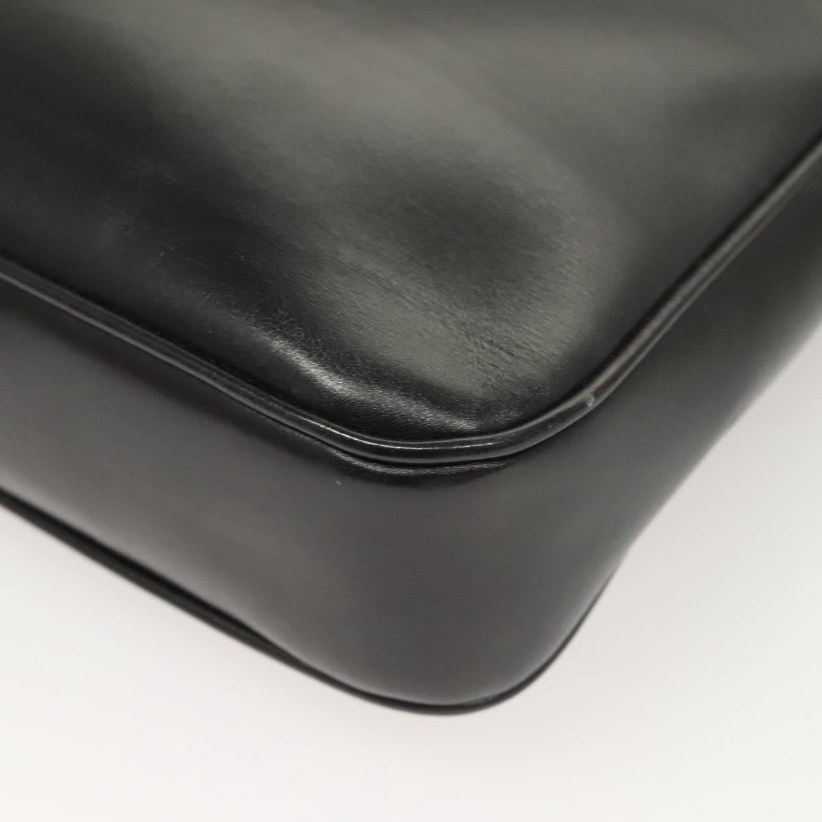 Gucci Vintage Shoulder Bag Leather, BLACK, LEATHER, Shoulder bag