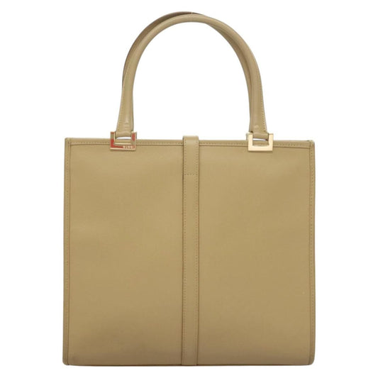 Gucci Vintage Jackie Handbag Leather, BEIGE, LEATHER, Handbag
