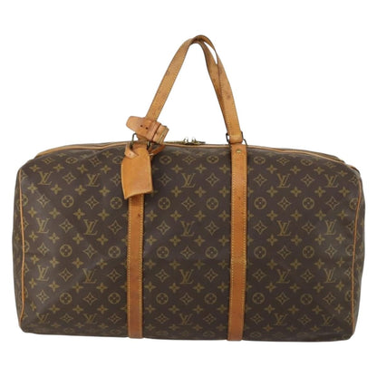 Louis Vuitton Sac Souple Handbag Monogram Canvas, BROWN, CANVAS, Travel bag