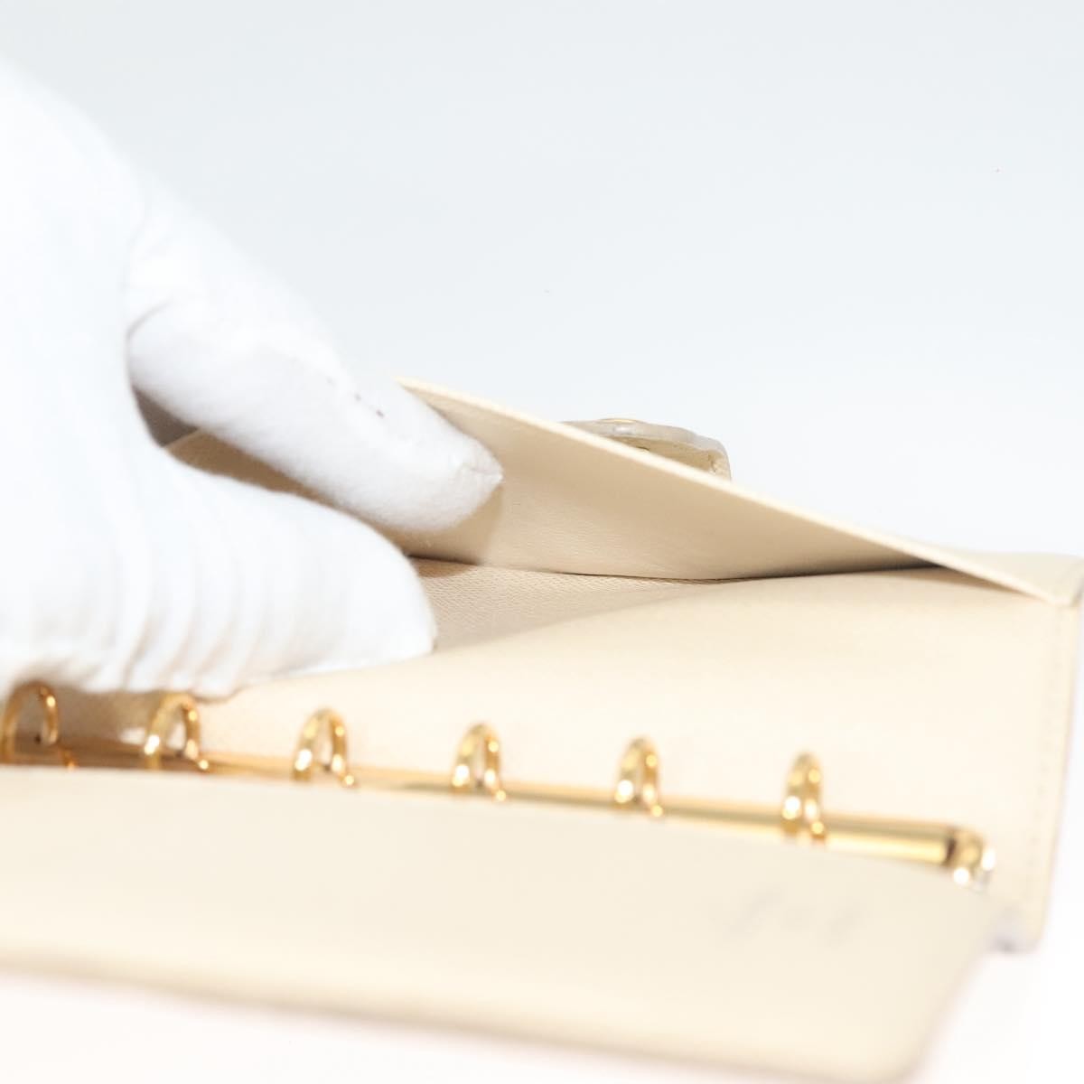 Louis Vuitton Agenda Cover Damier Azur, WHITE, CANVAS, Tech accessory