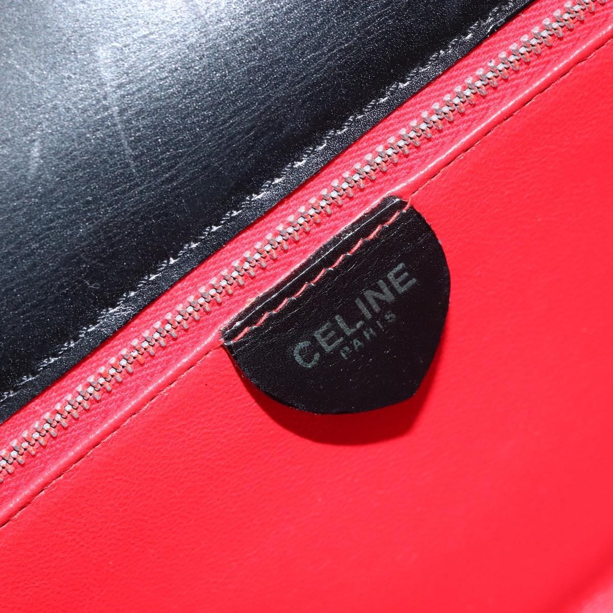 Celine Handbag Leather, BLACK, LEATHER, Handbag