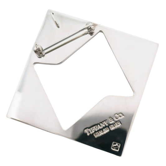 Tiffany & Co. Estate Abstract Brooch Silver 925, SILVER, SILVER, Brooch