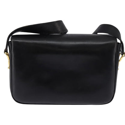 Celine Horse Carriage Shoulder bag Leather, BLACK, LEATHER, Shoulder bag