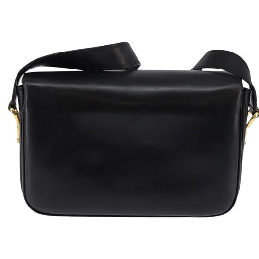 Celine Horse Carriage Shoulder bag Leather, BLACK, LEATHER, Shoulder bag