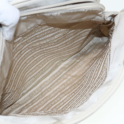 Prada Zip Around Tote Tessuto, BEIGE, NYLON, Tote bag