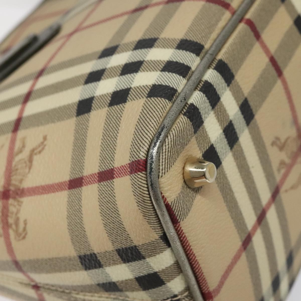 Burberry Regent Tote Haymarket Coated Canvas, BEIGE, PVC, Tote bag