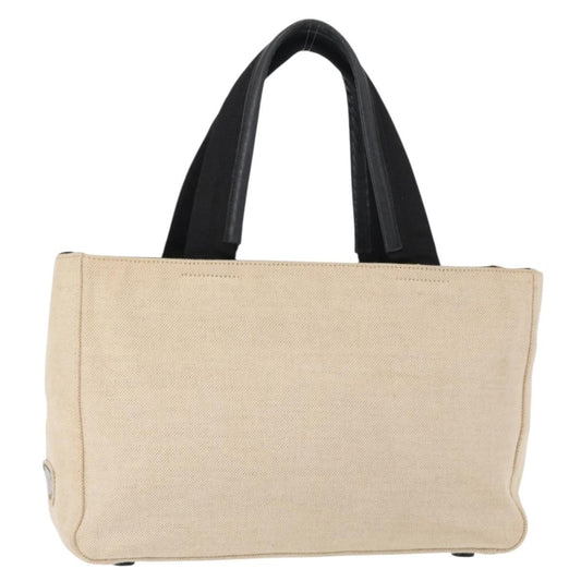 Prada Vintage Handbag Canvas, BEIGE, CANVAS, Handbag