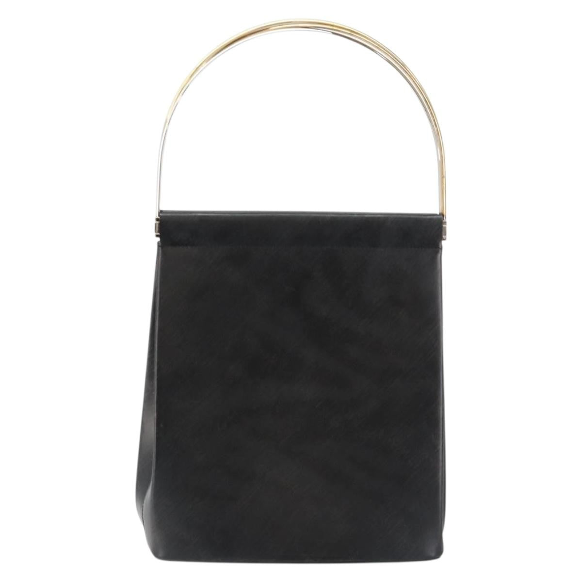cartier Trinity Hand bag Leather, BLACK, LEATHER, Handbag