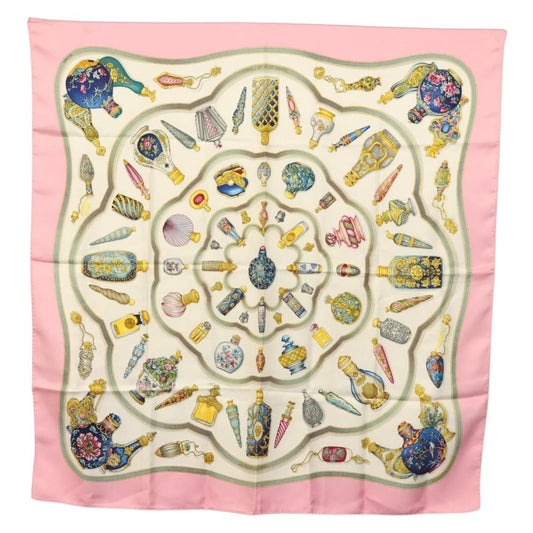 Hermes Carré 90 Silk multicolor, PINK, SILK, Scarve & shawl