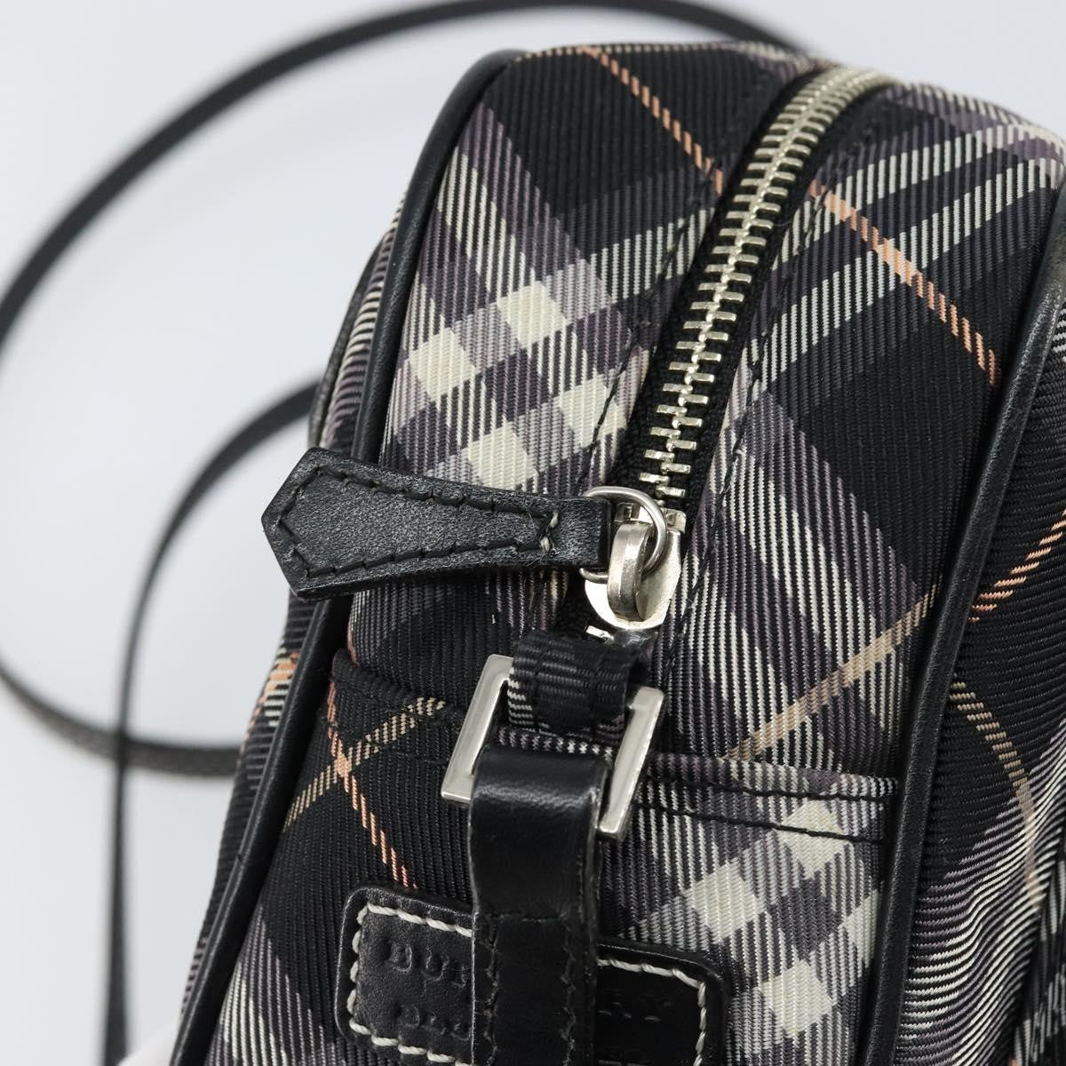 Burberry Nova Check Blue Label Nylon, BLACK, NYLON, Travel bag