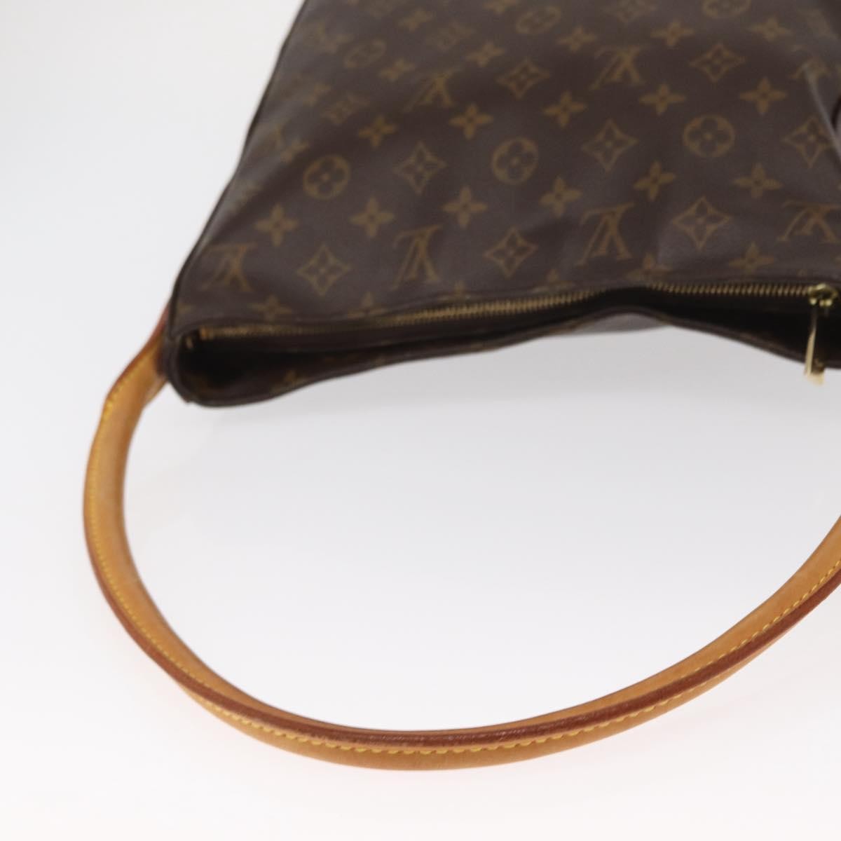 Louis Vuitton Looping Handbag Monogram Canvas, BROWN, CANVAS, Shoulder bag