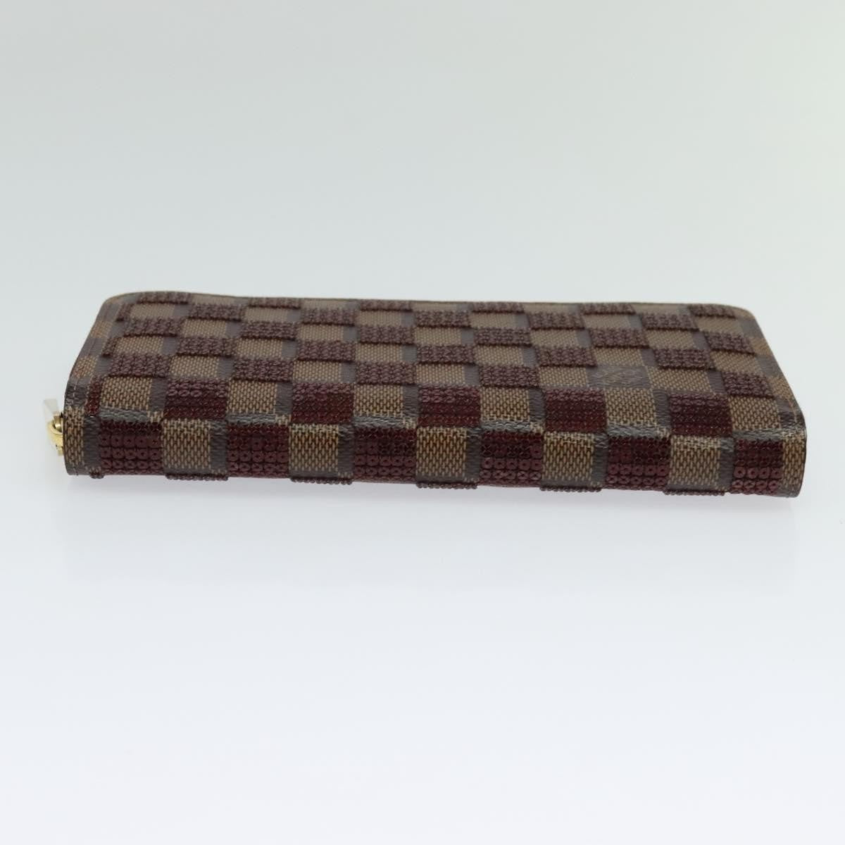 Louis Vuitton Zippy Wallet NM Damier Piet, RED, CANVAS, Wallets
