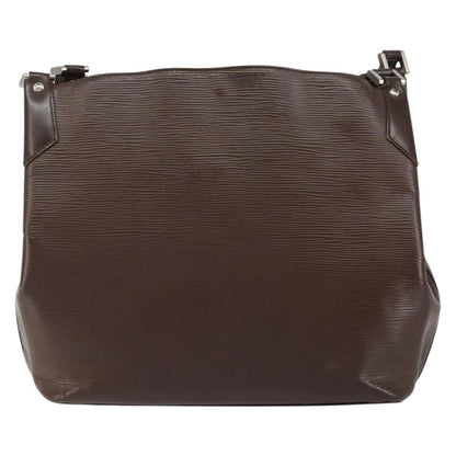Louis Vuitton Mandara Handbag Epi Leather, BROWN, LEATHER, Shoulder bag