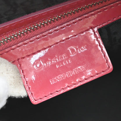 Christian Dior Vintage Lady Dior Bag Cannage Quilt Patent, RED, PATENT_LEATHER, Handbag