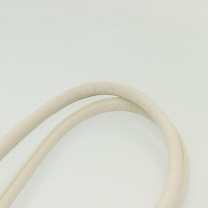 Burberry Vintage Tote Leather, WHITE, LEATHER, Tote bag