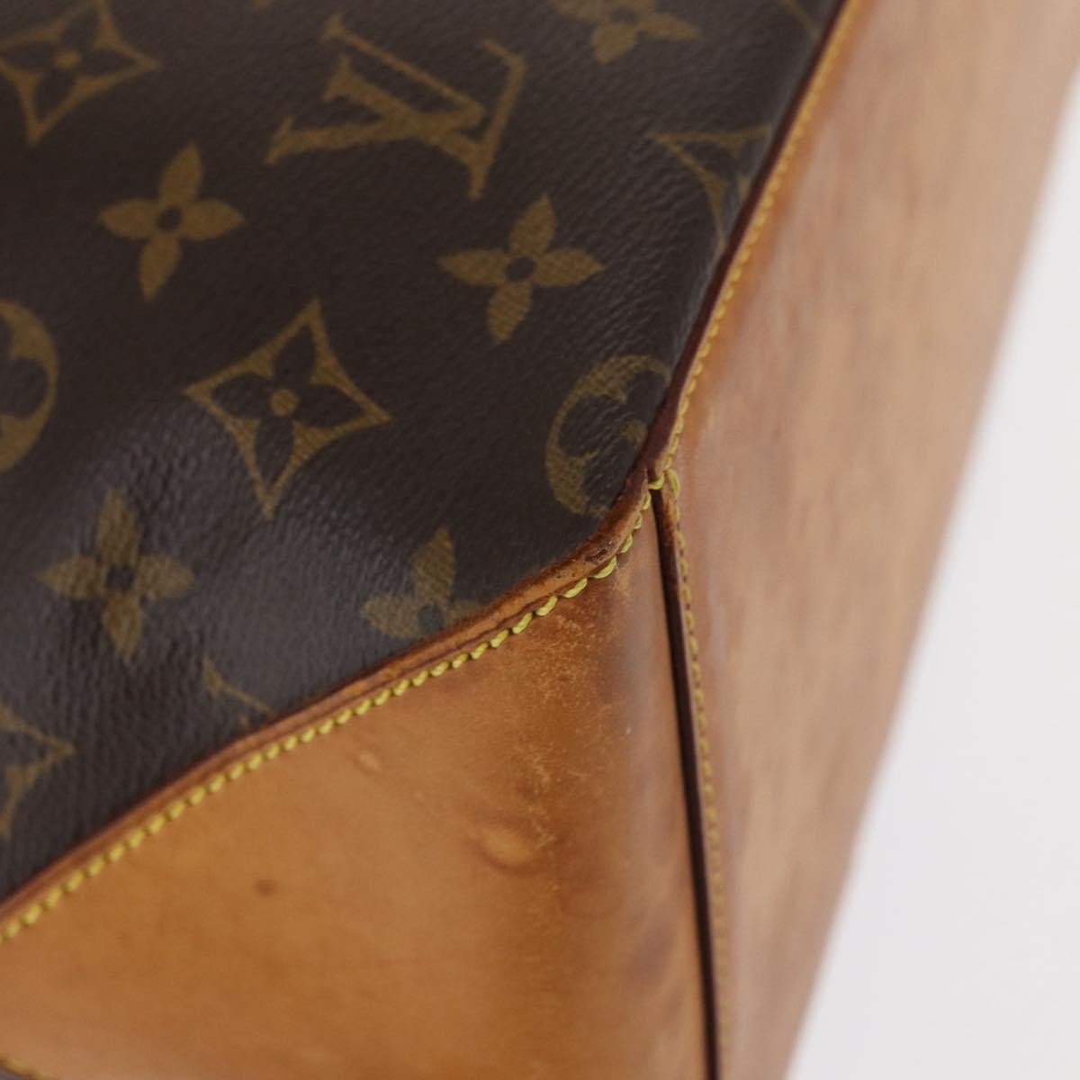 Louis Vuitton Cabas Mezzo Monogram Canvas, BROWN, CANVAS, Tote bag