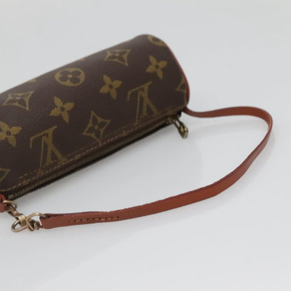 Louis Vuitton Papillon Pochette Monogram Canvas, BROWN, CANVAS, Handbag