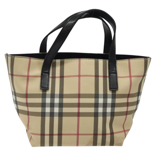 Burberry Nova Check Tote canvas check pattern, BEIGE, CANVAS, Tote bag