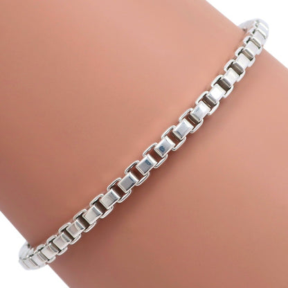 Tiffany & Co. Venetian Link Bracelet Sterling Silver, SILVER, SILVER, Bracelet