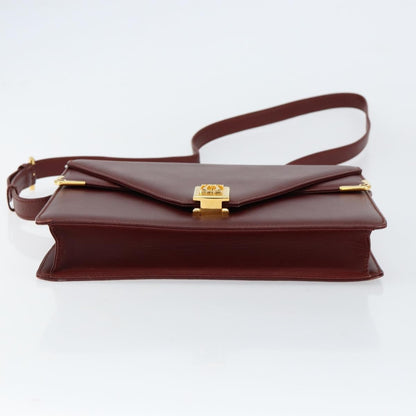cartier Must de Cartier Shoulder Bag Leather, BURGUNDY, LEATHER, Shoulder bag