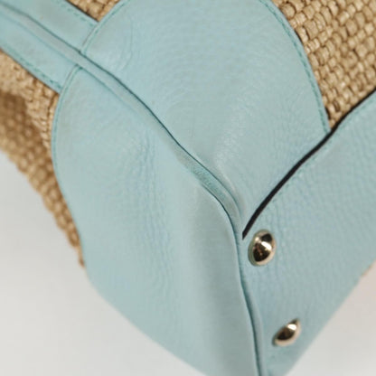 Gucci Bamboo Shopper Tote Straw, BEIGE, WICKER, Tote bag