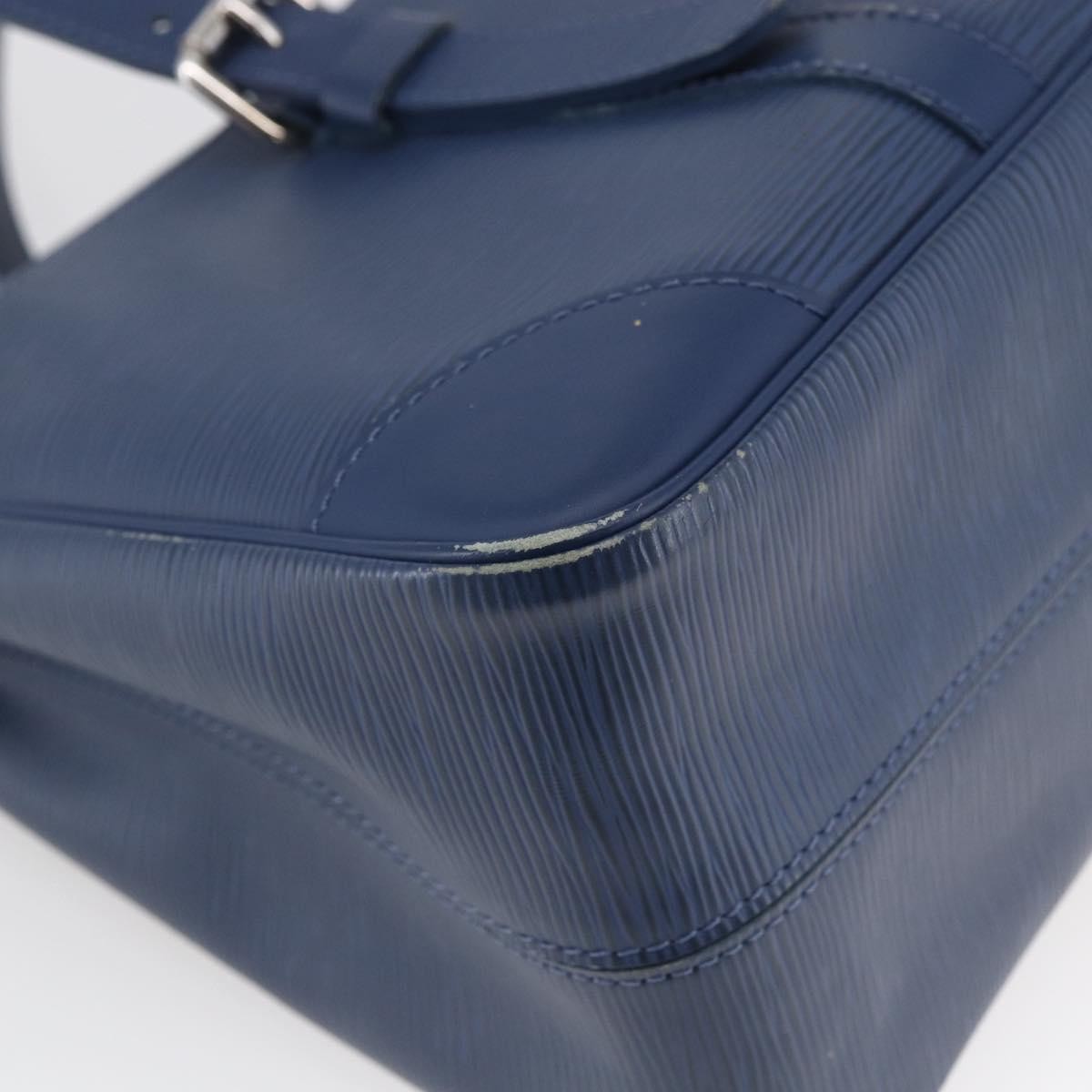 Louis Vuitton Segur Handbag Epi Leather, BLUE, LEATHER, Handbag