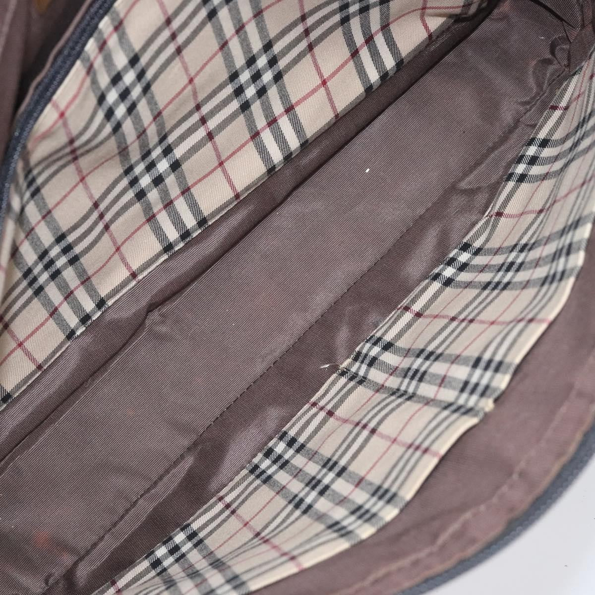 Burberry Vintage Handbag Leather, BLACK, LEATHER, Handbag