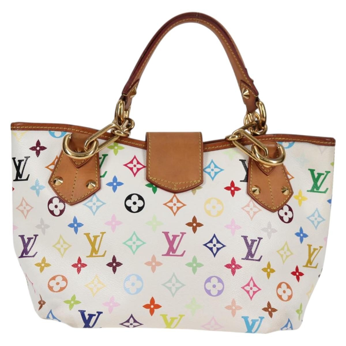 Louis Vuitton Annie Handbag Monogram Multicolor, WHITE, CANVAS, Tote bag