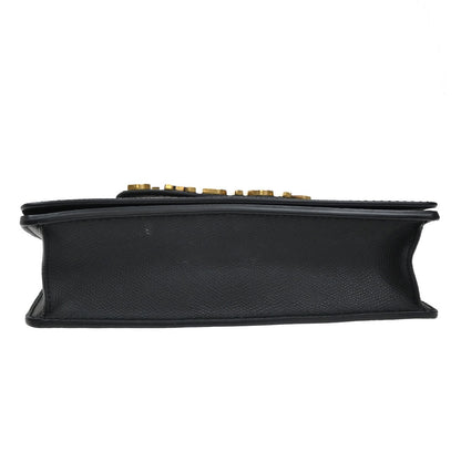 Christian Dior J'Adior Flap Bag Leather, Black, Leather, Shoulder Bag